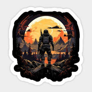 Space Ranger on Planet X Sticker